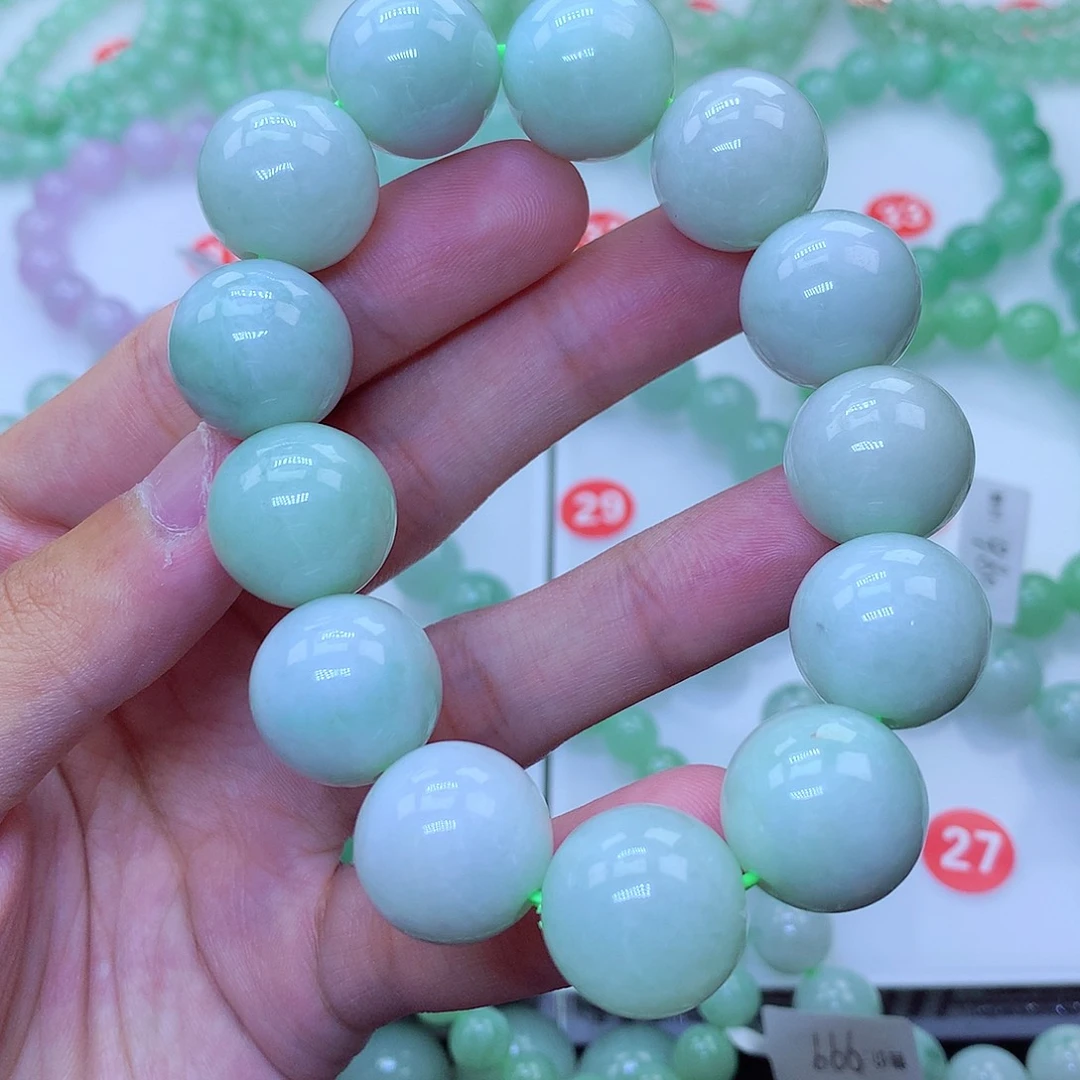 翡翠未镶嵌毛衣链