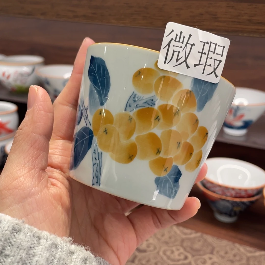 微瑕釉下彩纯手绘