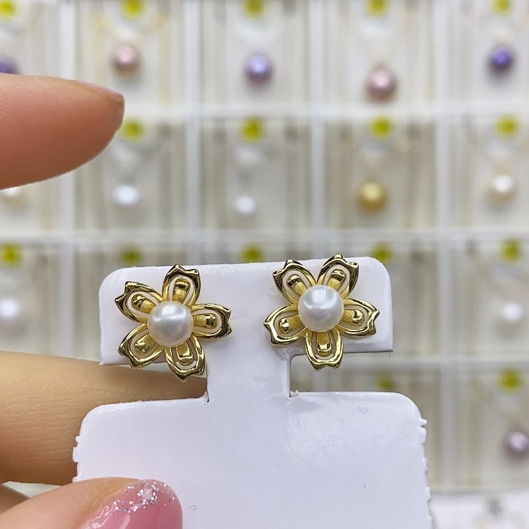 吊坠(赠链)淡水珍珠银S925镶嵌