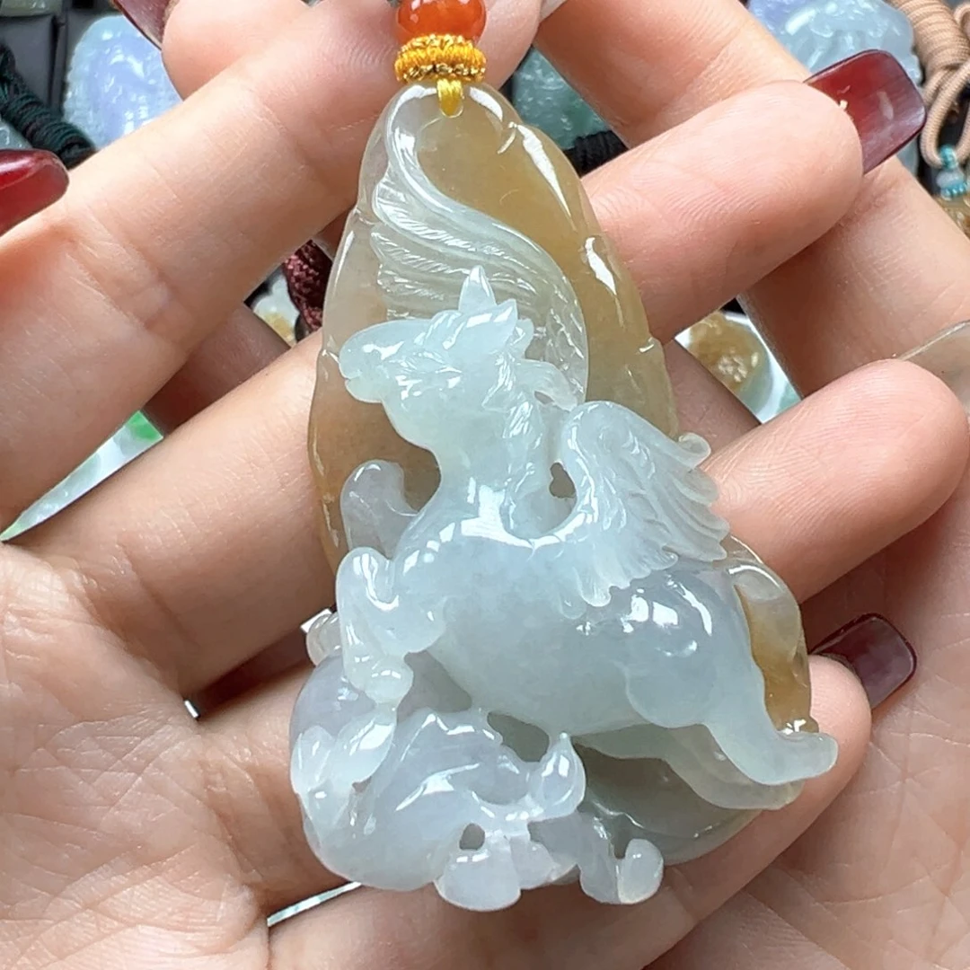 翡翠颈饰未镶嵌马