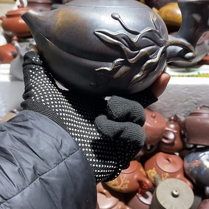 紫砂茶壶微瑕微笑