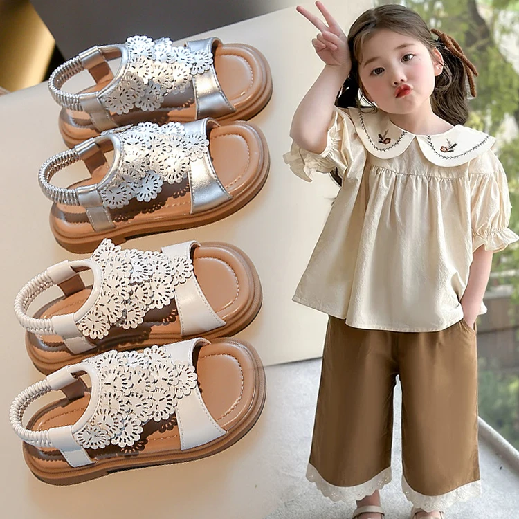 女童凉鞋2025款女韩版童鞋夏季女孩韩版沙滩鞋大童沙滩鞋夏季港风