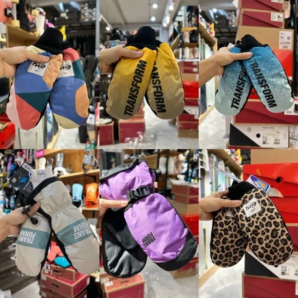 滑雪手套 进口品牌单板滑雪手闷 P棉 保暖 防水面料 男女手闷