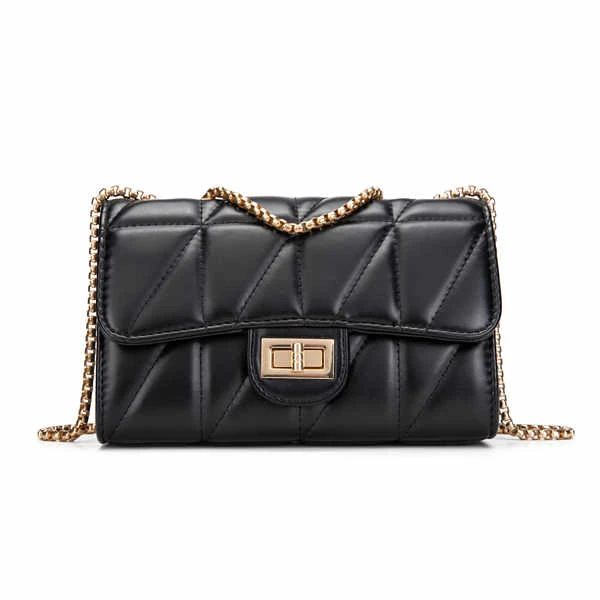 小香风手提式斜挎包绣线菱格包潮流女士秋冬肩包斜跨包轻奢