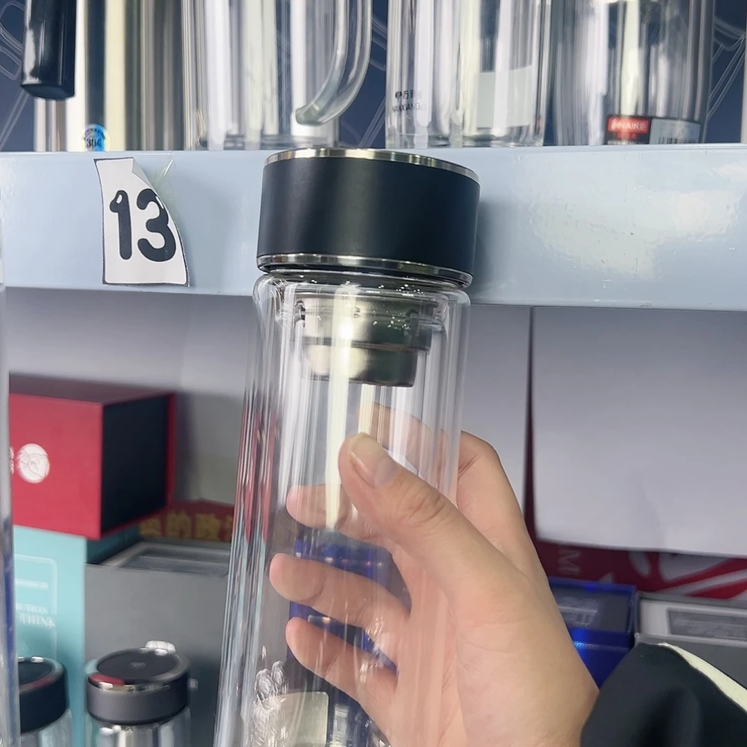 双层320毫升高硼硅茶杯