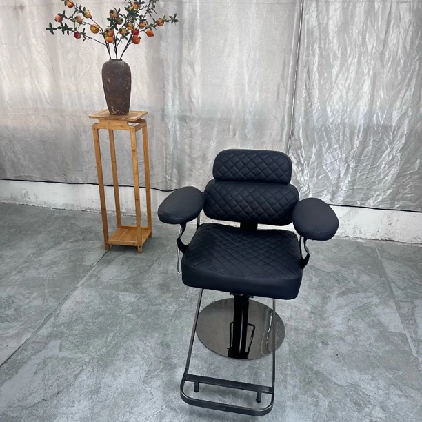 美发店椅子可放倒理发椅网红潮款剪发凳子可升降旋转高档烫染座椅