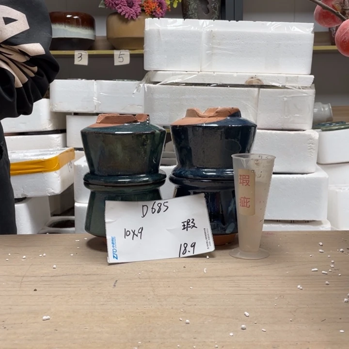 粗陶多肉花盆微瑕685