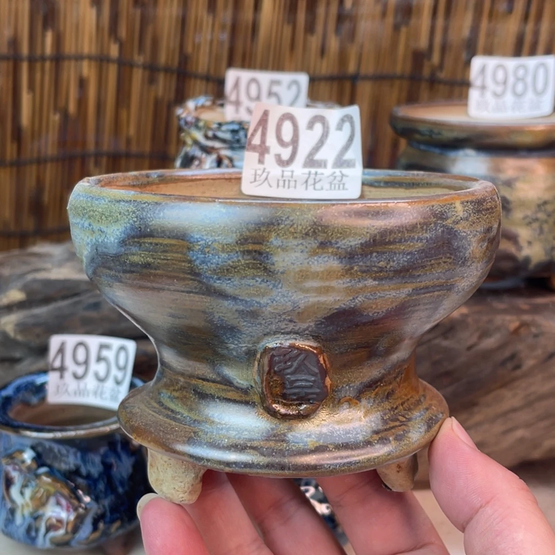 景德镇玖品陶瓷艺术创意花盆默认瑕疵