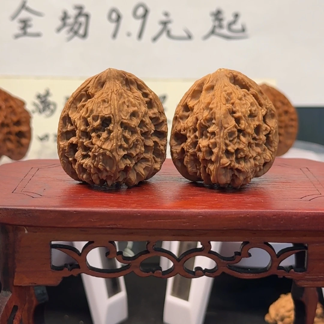 把件文玩核桃79号南疆边37肚38高38全品无药无修原生态