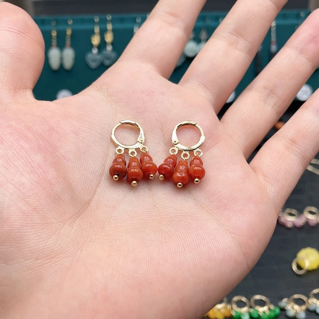 未镶嵌翡翠耳饰0086