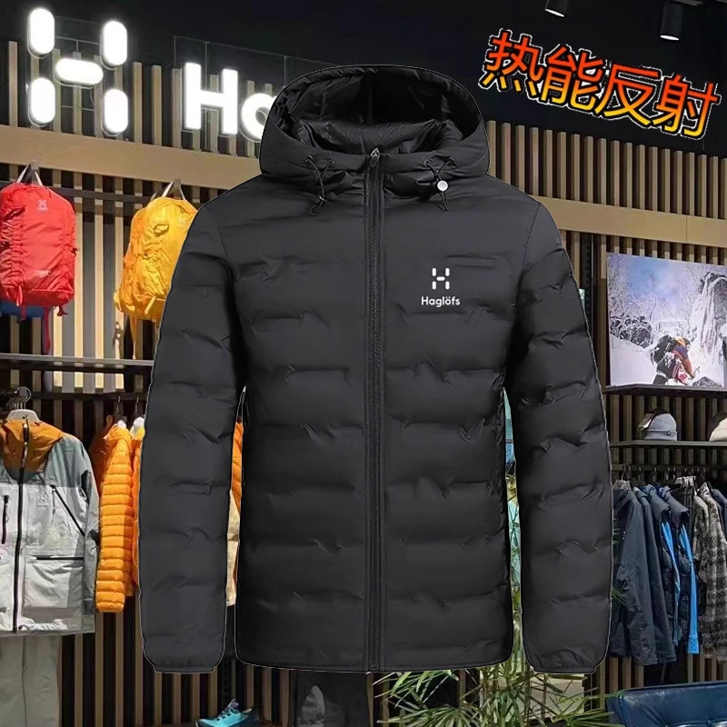 HAGLOFS火柴棍轻薄羽绒服男女秋冬新款连帽白鸭绒石墨烯保暖外套