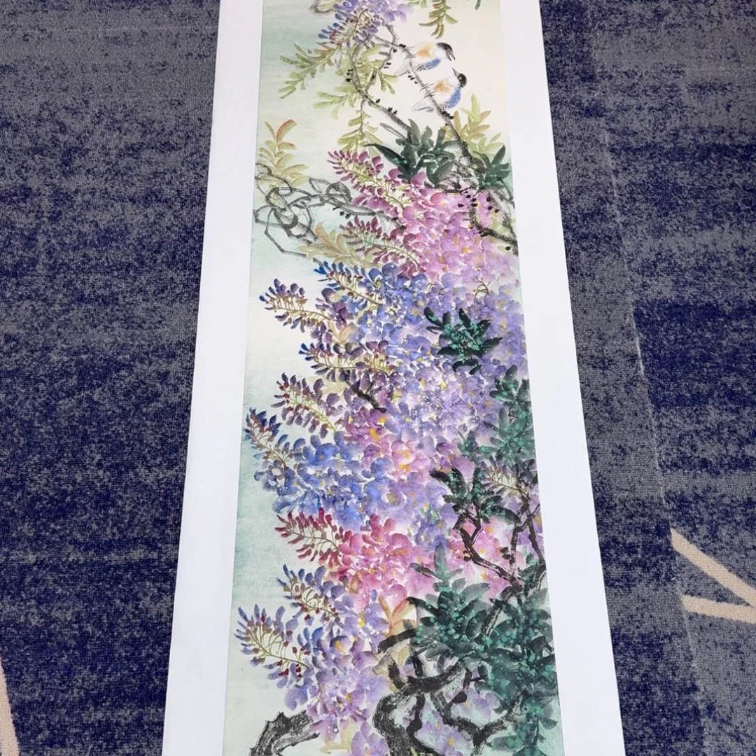 国画国画作品山水花鸟纯手绘