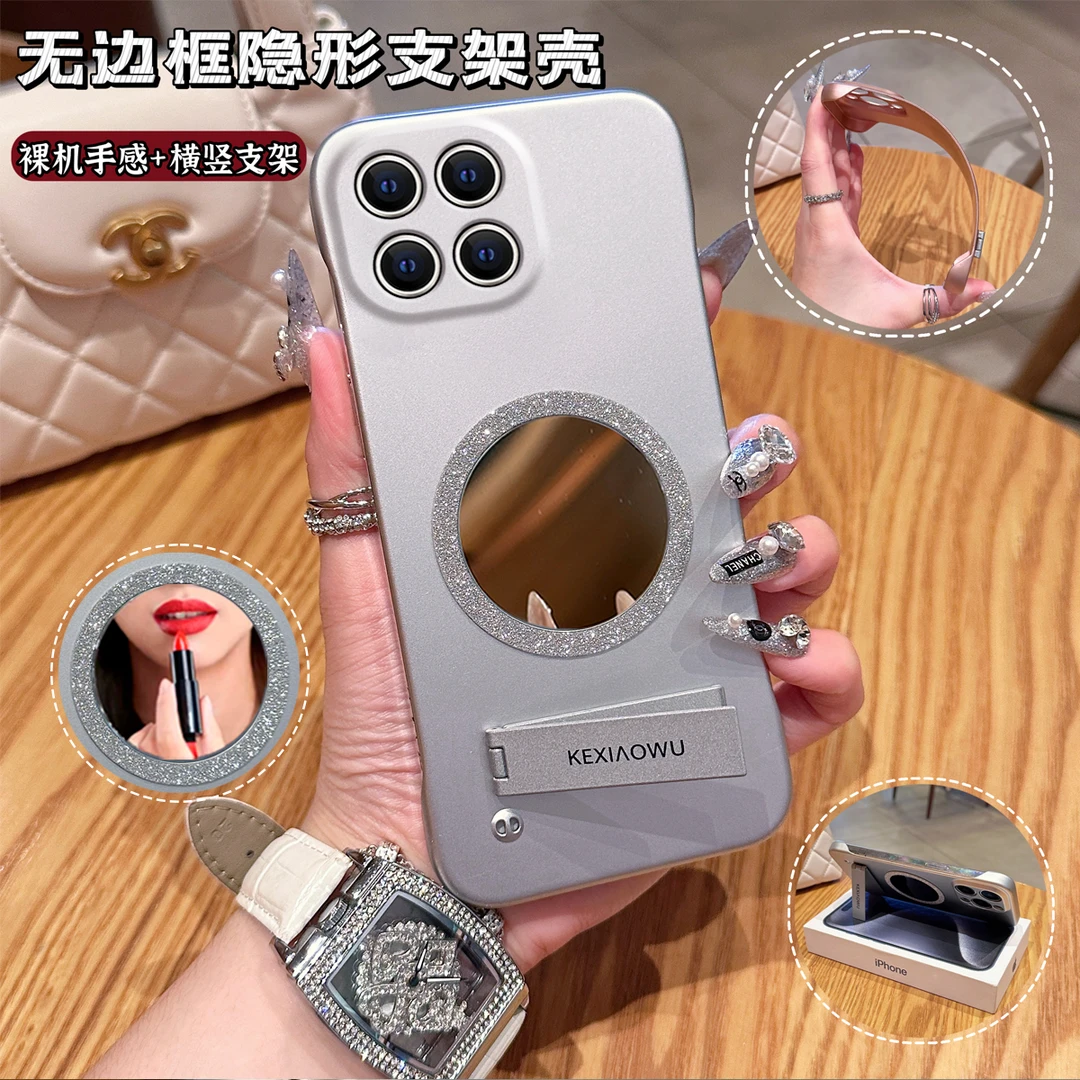 【OPPORENO4SE】简约高级高颜值无边框磁吸镜INS支架壳