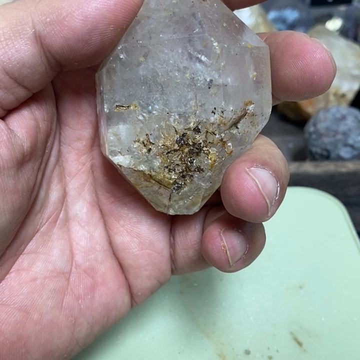 水晶水晶柱未镶嵌