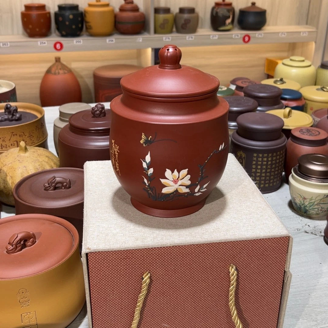 紫砂茶叶罐紫砂罐