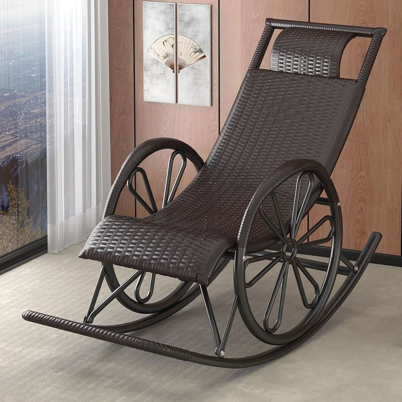 成人摇椅躺椅摇摇椅逍遥椅老人椅懒人椅逍休闲阳台午睡椅藤椅椅子