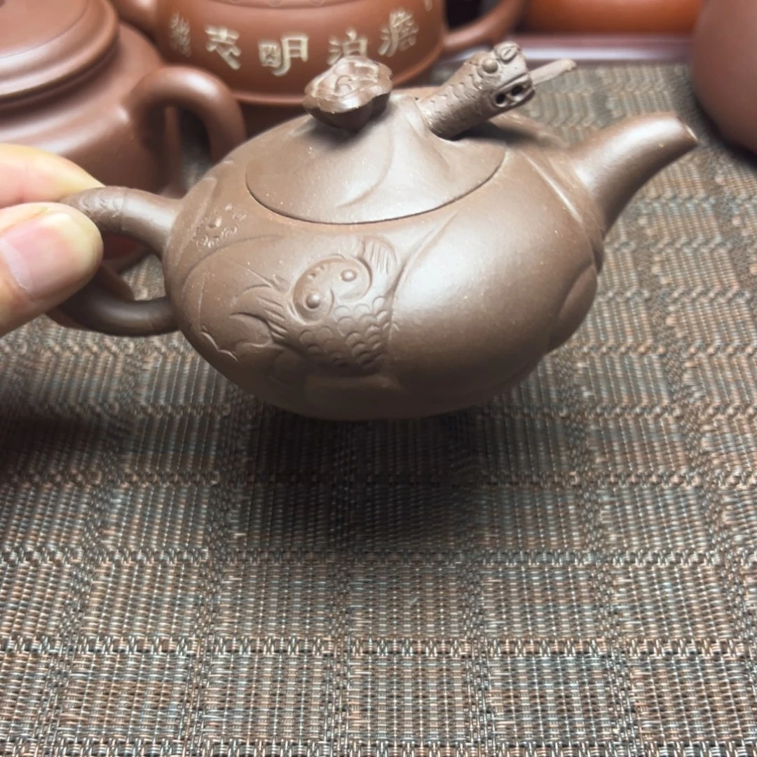 茶壶紫砂宜兴原矿紫砂壶150毫升容量