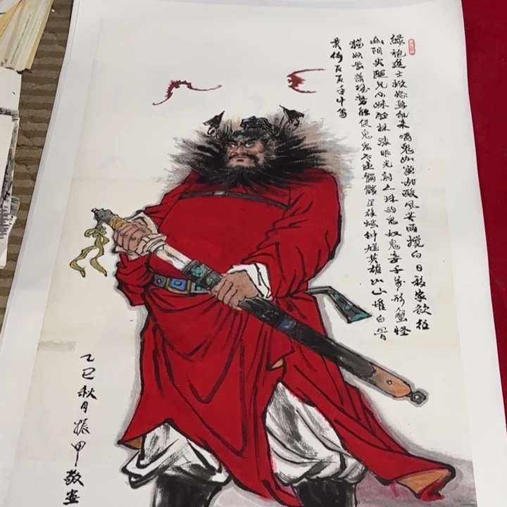 国画花鸟的翅膀和翅膀