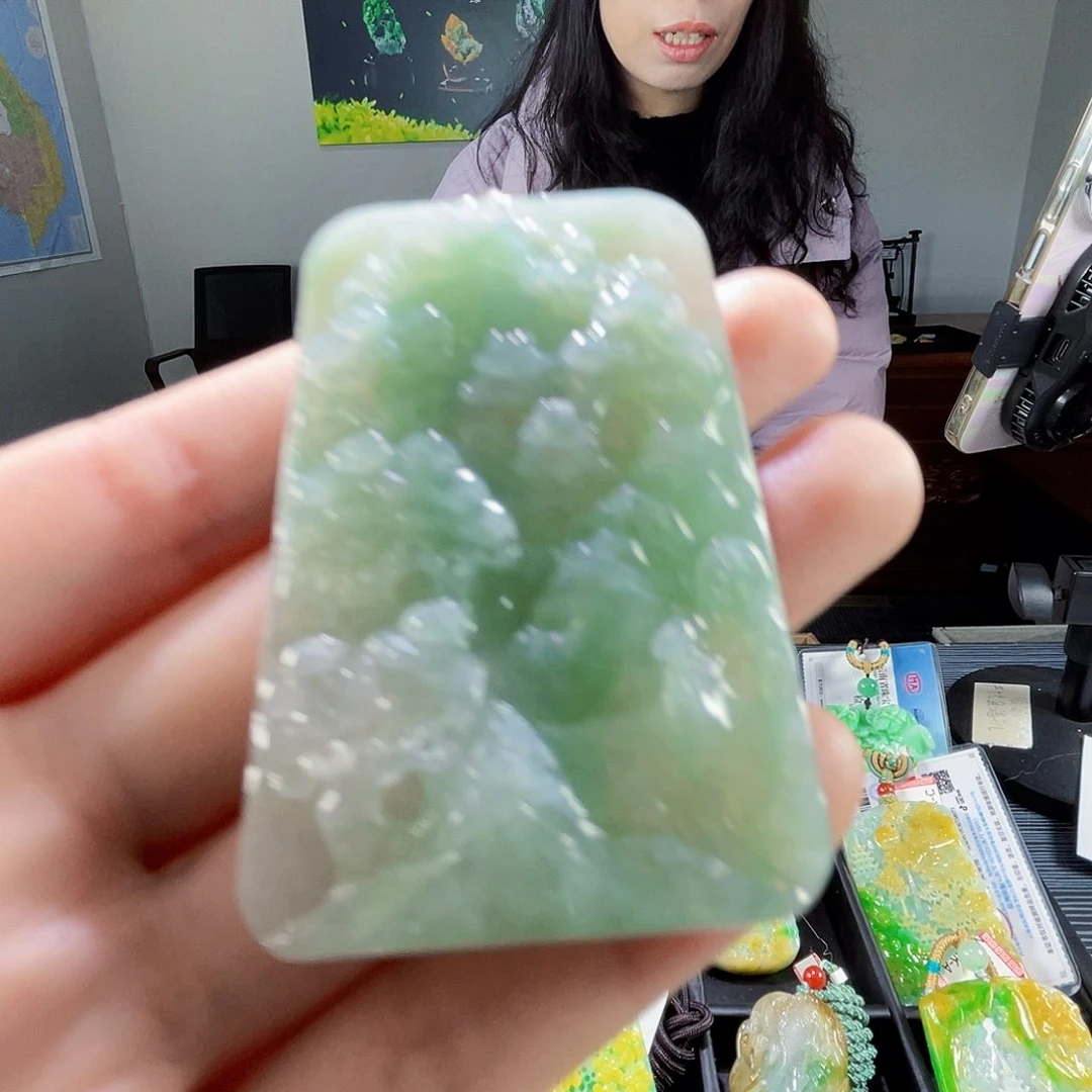 颈饰未镶嵌翡翠翡翠