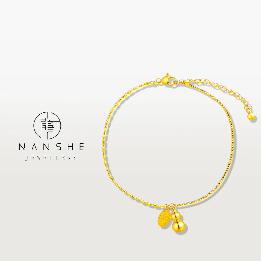 NANSHE/南奢 招财葫芦手链女小众轻奢设计款L1738