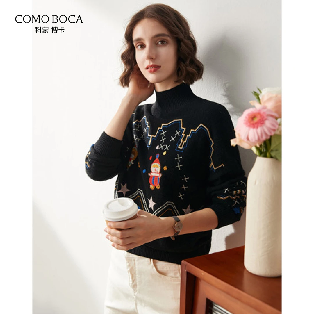 【老板专属】女士山羊绒针织毛衣羊绒衫圆领套衫401