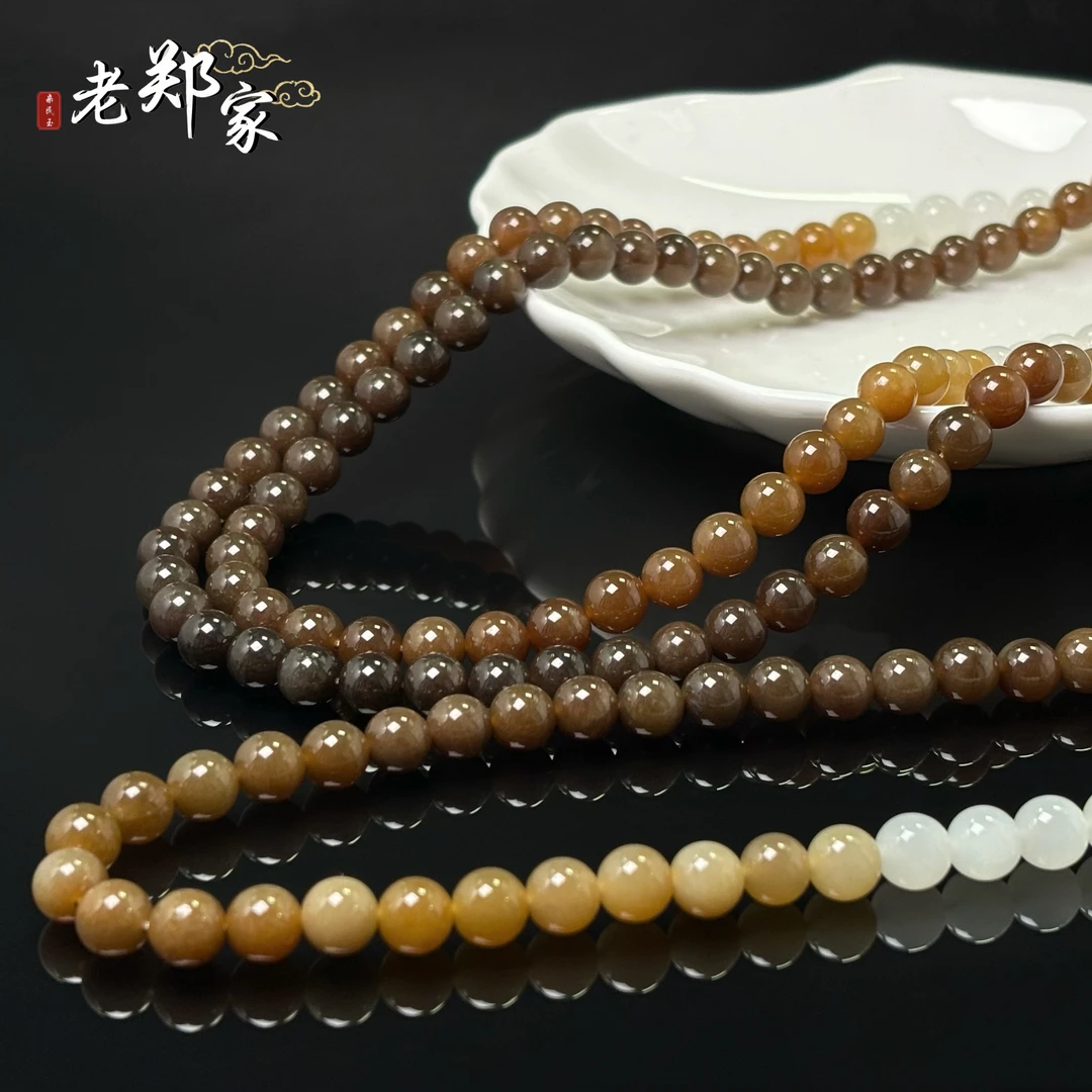 【老郑家】和田玉项链 约8mm (多样性发1件) 633