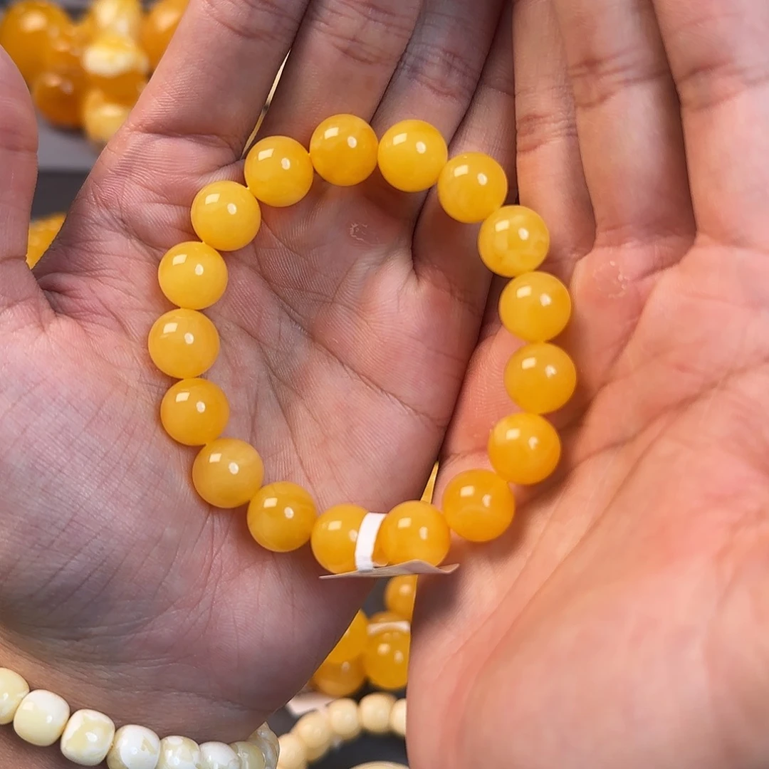 未镶嵌蜜蜡珠宝奇石12mm