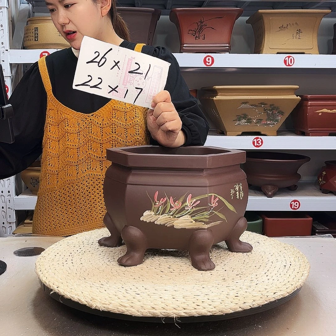 花盆紫砂紫砂花盆