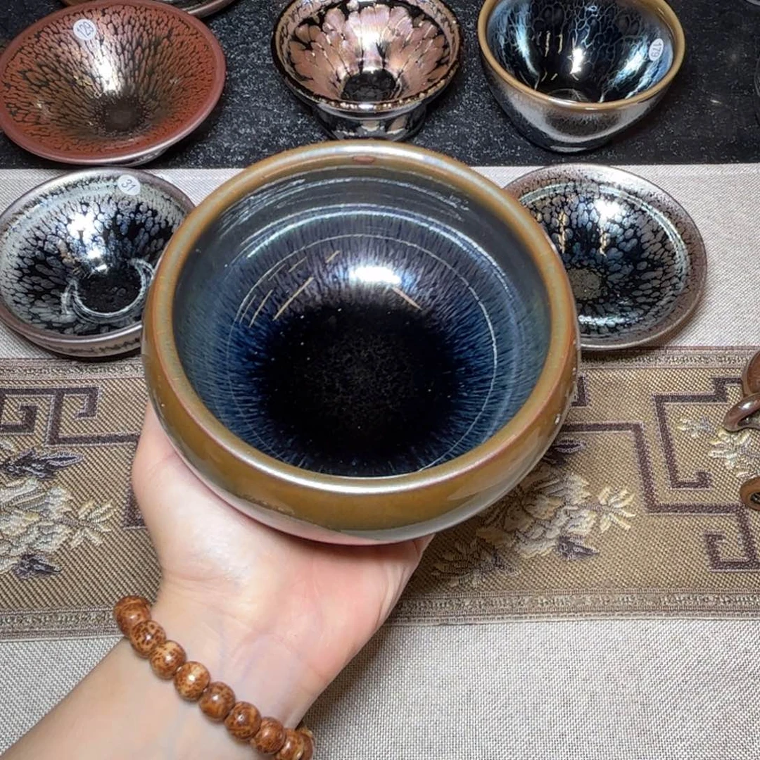 茶盏建盏铁饭碗一个