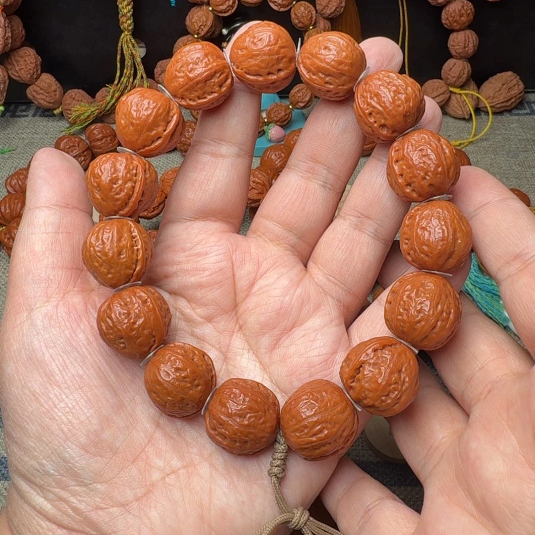 手串文玩核桃光头手串20