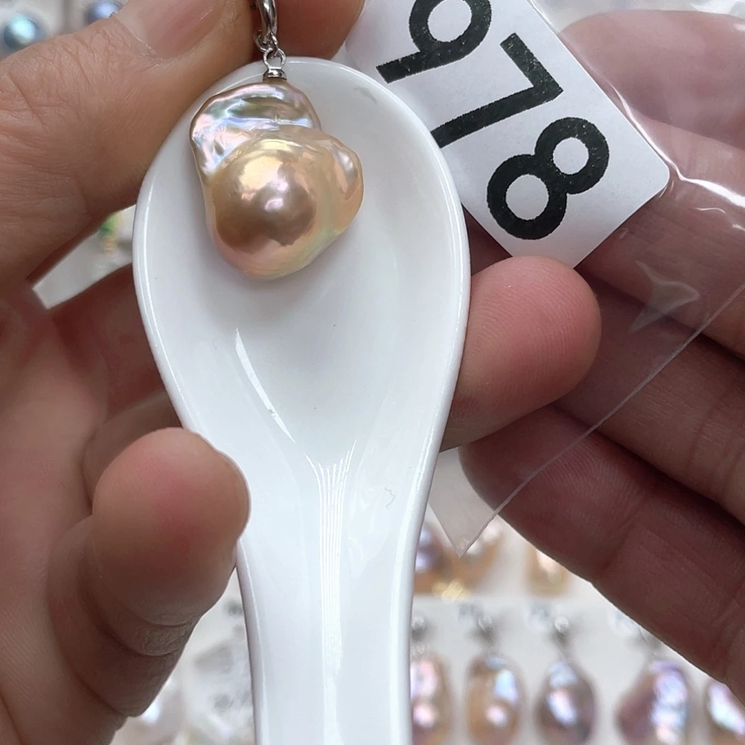 淡水珍珠颈饰银S925镶嵌a****a