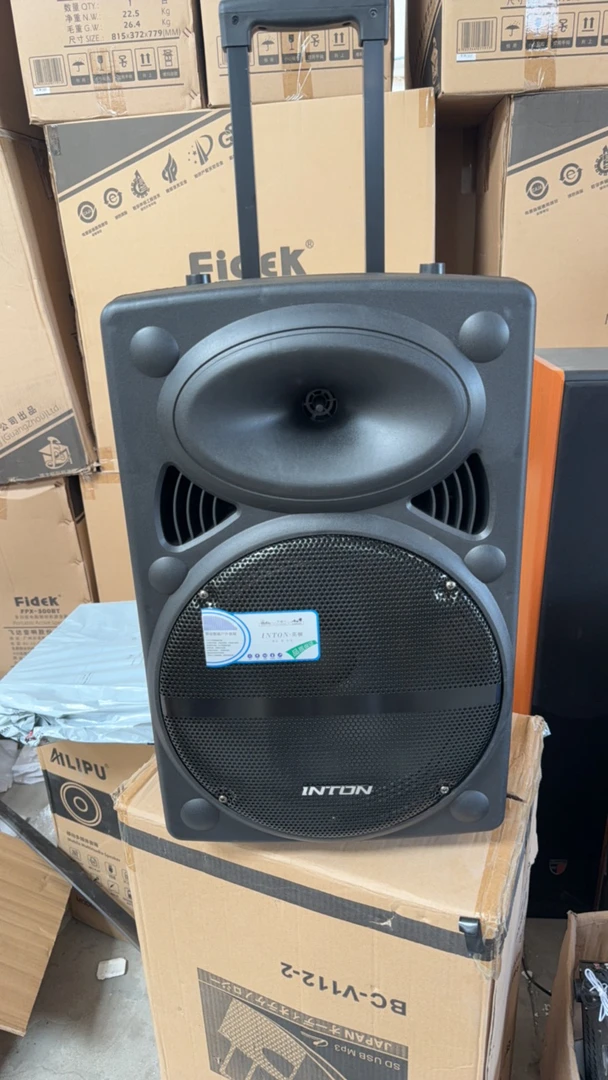 9新  12寸音响电池不质保，没有话筒