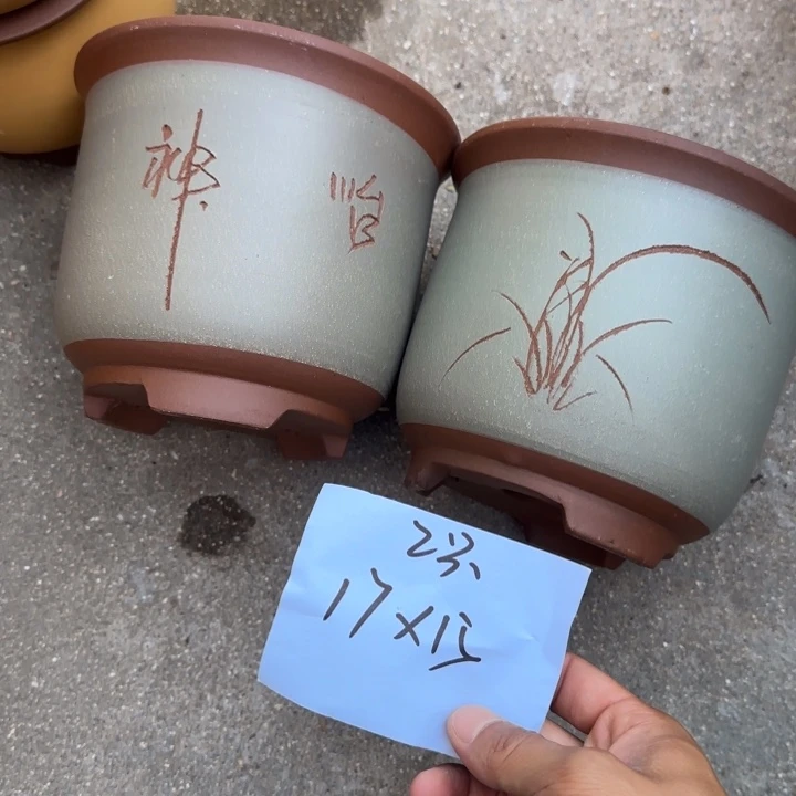 紫砂花盆特价秒杀