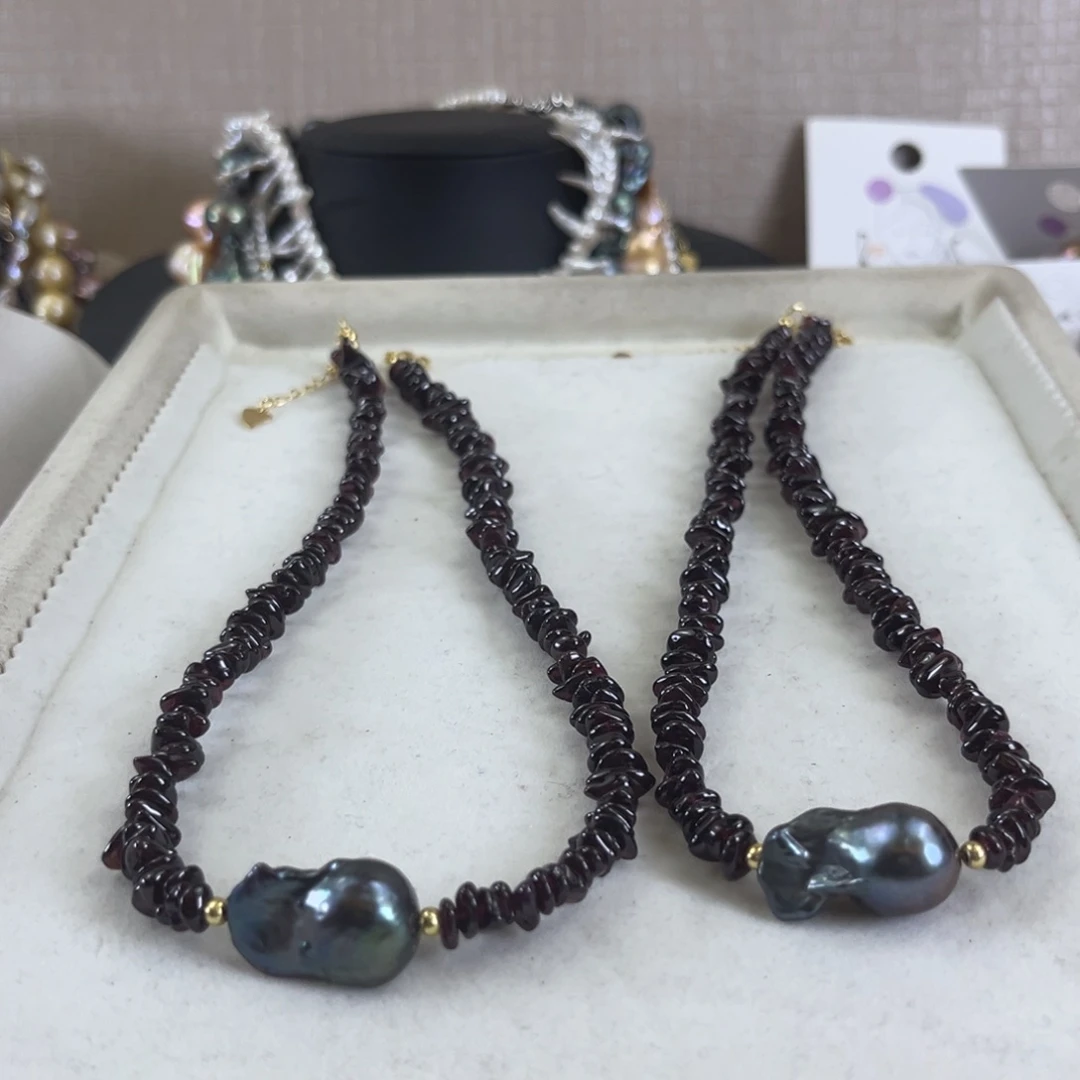 未镶嵌淡水珍珠项链【纯恬】多样性发货