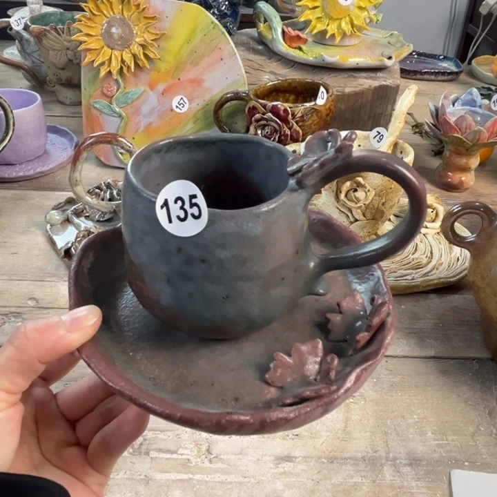 陶瓷懿树日式手捏餐具茶具