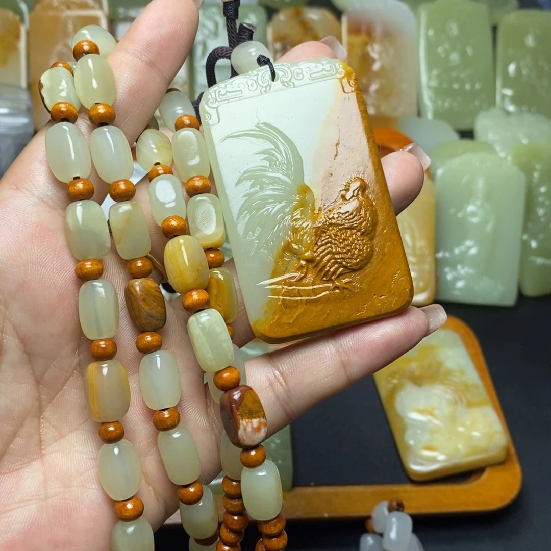 昆仑山料方解石玉