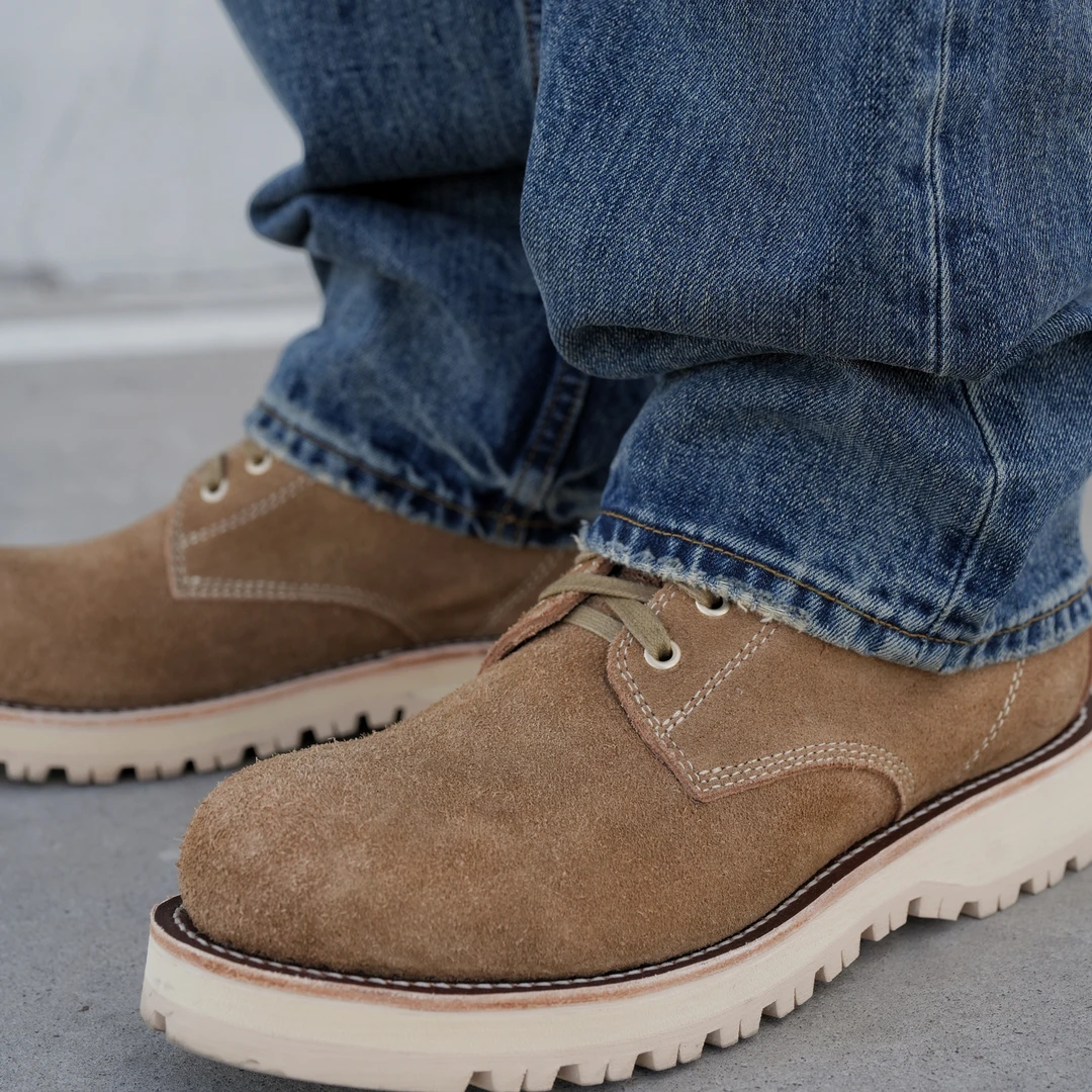 YONDER REALM X  BLESS SHOE ROUND TOE固特异工艺加厚牛皮工装靴