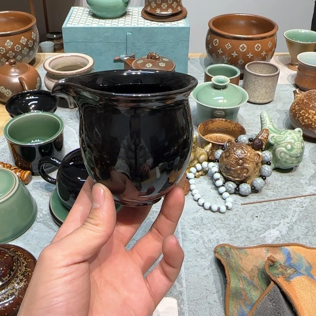 小金茶具青瓷茶器