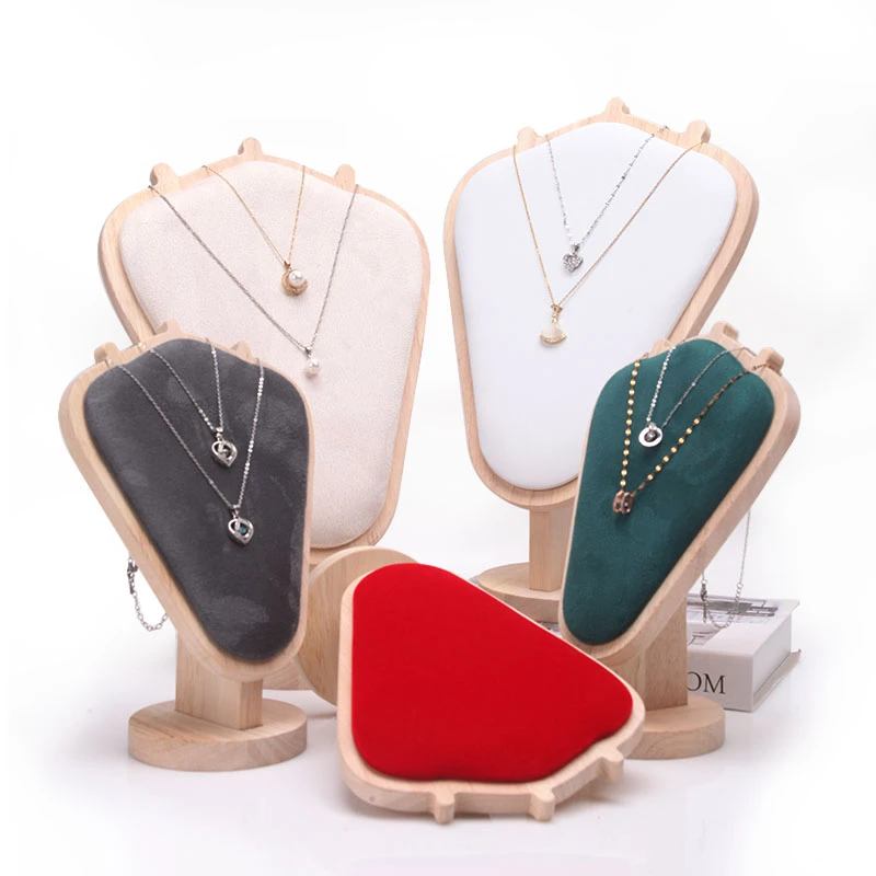 首饰展示架 实木山羊角项链收纳架手链展示架珠宝饰品收纳展示架