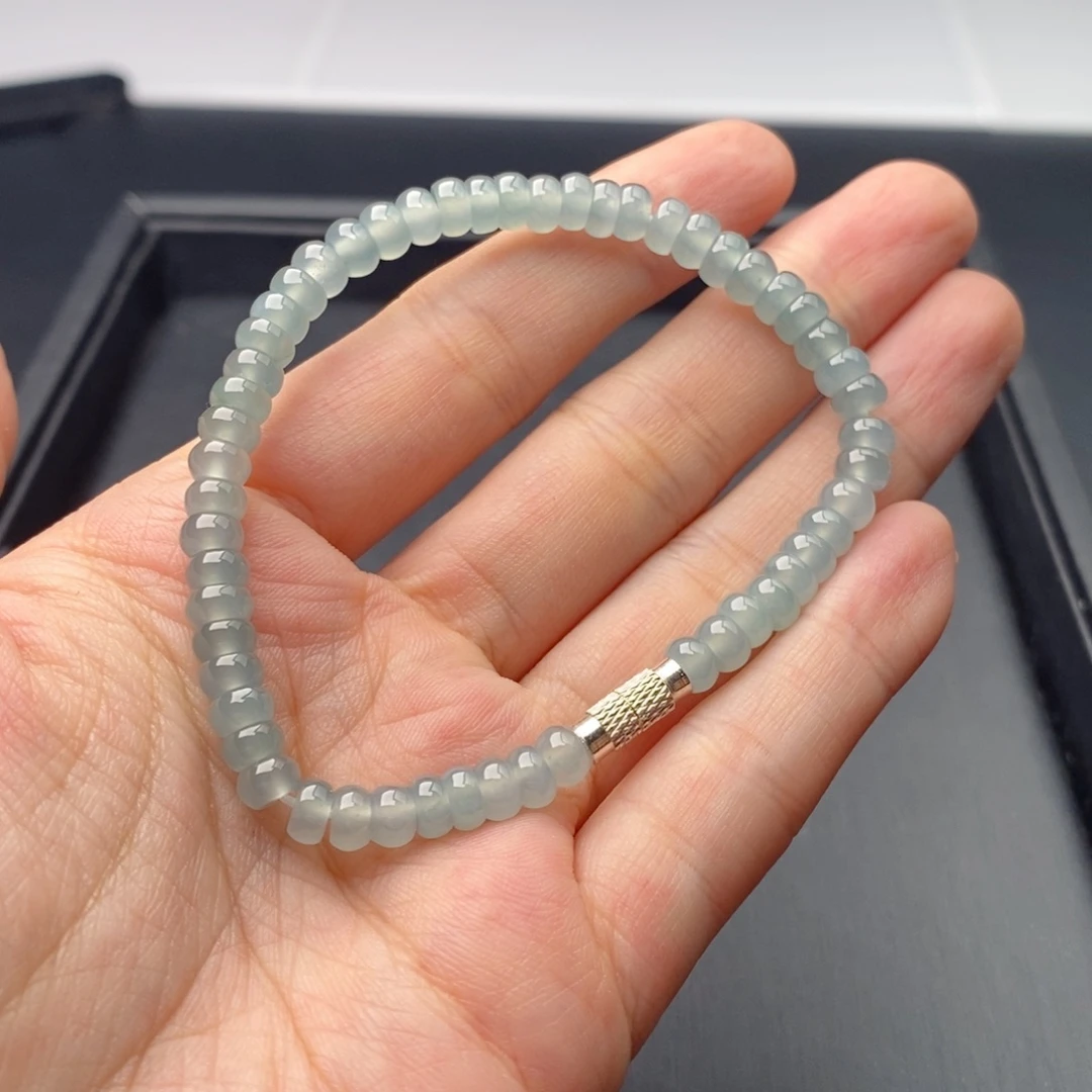 翡翠未镶嵌手链手串