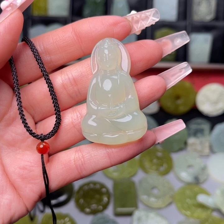 叮***版岫玉未镶嵌吊坠(赠链)