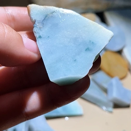 散珠翡翠边角料25