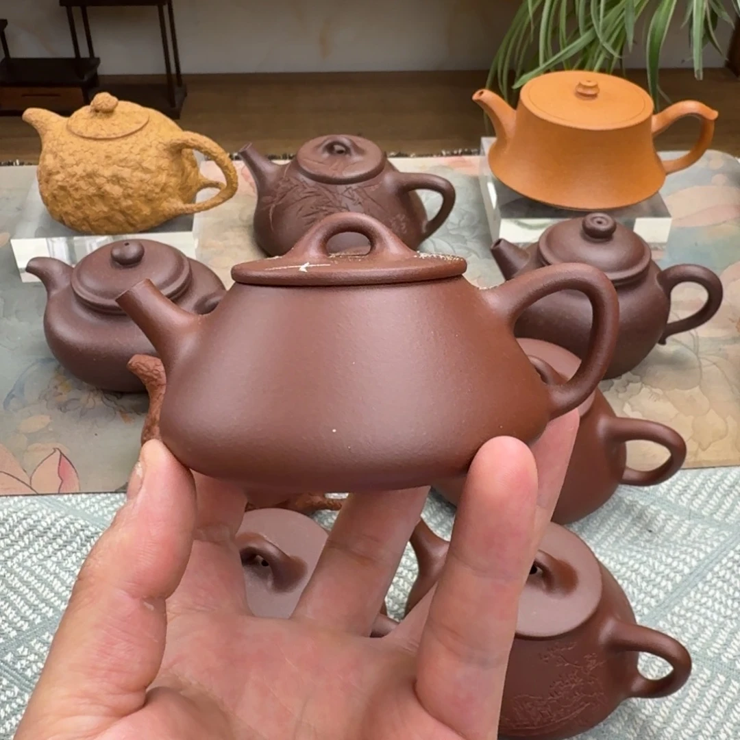 茶壶紫砂微瑕 永瓢 紫泥 130cc