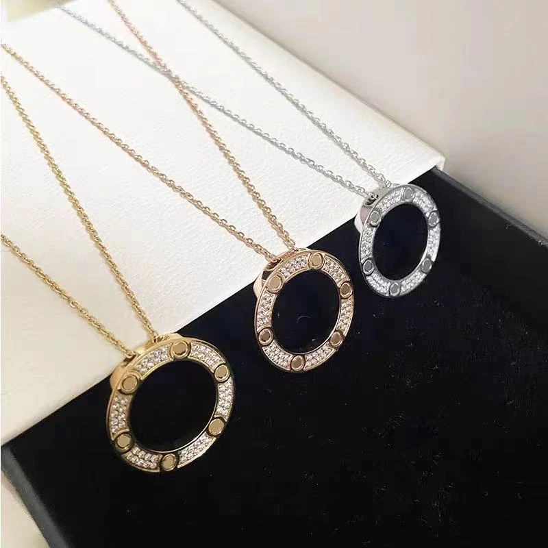 钛钢项链 梵诺熙   X   满天星大饼项链