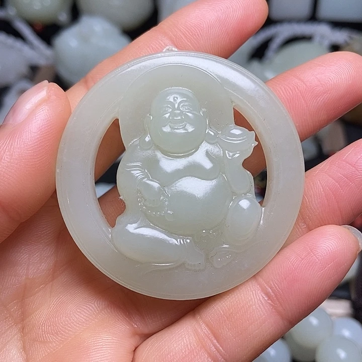 吊坠(不含链)未镶嵌和田玉