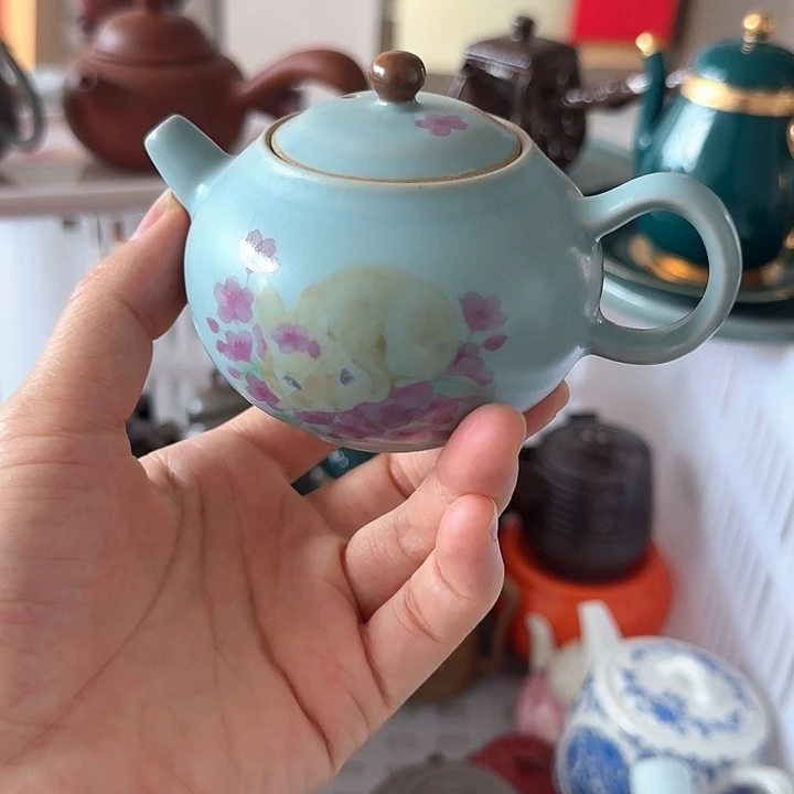 微瑕陶瓷茶具茶杯茶壶