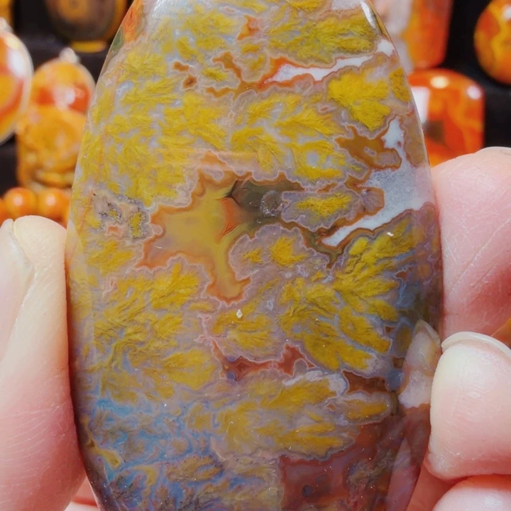 玛瑙/玉髓未镶嵌吊坠(不含链)