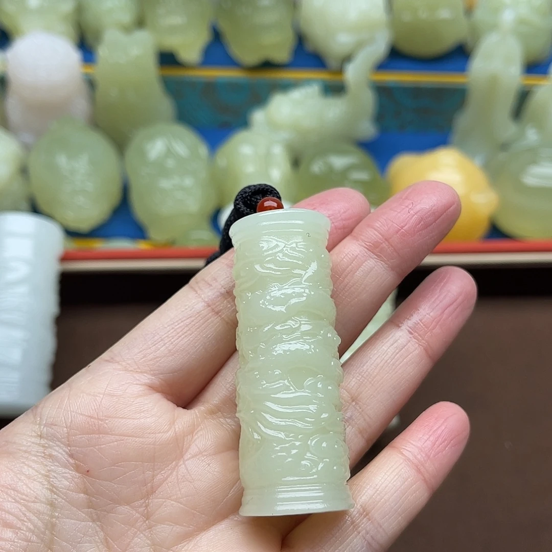 玉天然桌面小摆件