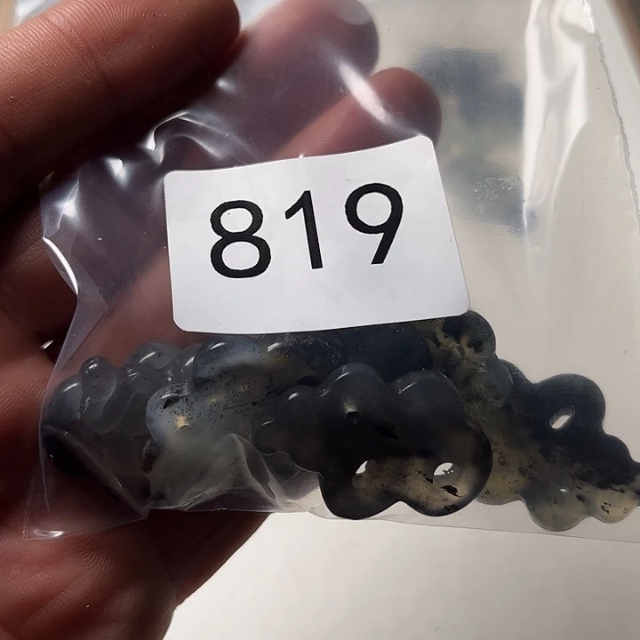 蛇纹石玉合金颈饰