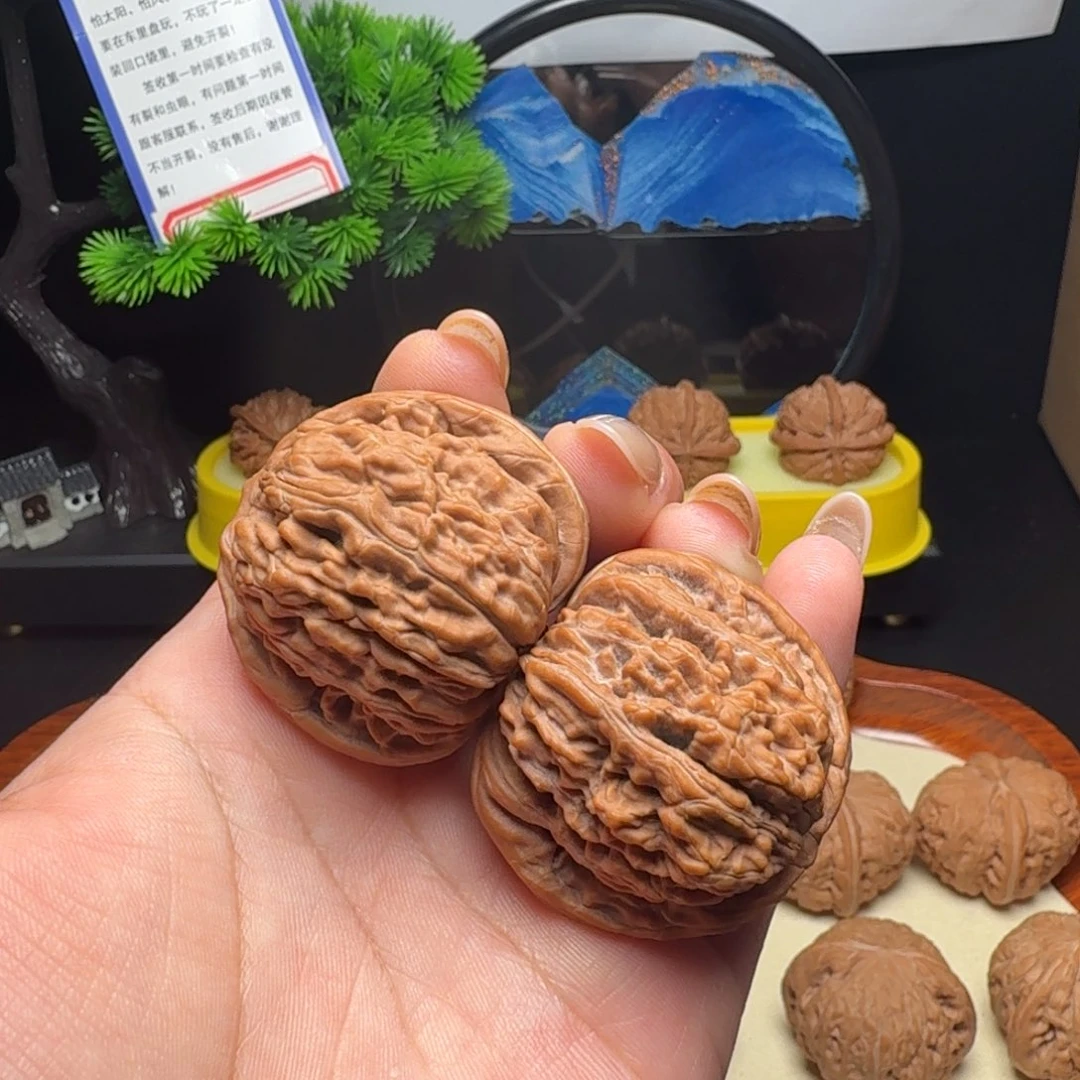 吊坠文玩核桃全品四座楼39